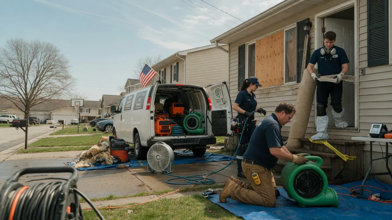 Water Damage Restoration in Magnetic Springs, OH near me